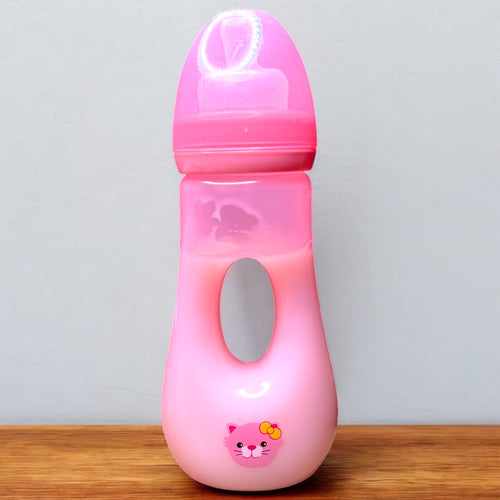 8 ounce sealed milk bottle for reborn and silicone babies. With no hole nipple